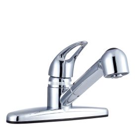 Single Lever Pull-Out Kitchen Faucet for RVs - Chrome