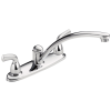 Two Handle Kitchen Faucet in Chrome