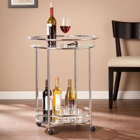 Cressida Bar Cart - Chrome