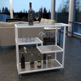 Zephs Bar Cart - White