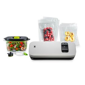 Vacuum sealer special value pack; compact machine with bag