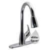 Single-Handle Pull Down Hybrid Kitchen Faucet with Spray Shut-Off