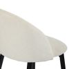 37.8"H 2-Piece Bar Stools/Pub Kitchen Chairs (Set of 2) - Cream