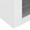 vidaXL Kitchen Wall Cabinet 35.4"x15.7"x19.7" Stainless Steel