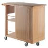 Douglas Utility Kitchen Cart, Natural