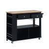 Julien Kitchen Trolley on Wheels black