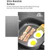 Electric Fry Pan;  12" Deep Nonstick Electric Fry Pan with Glass Lid;  1360 Watts;  Black