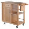 Douglas Utility Kitchen Cart, Natural