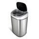 21.1 Gallon Trash Can; Motion Sensor Touchless Kitchen Trash Can; Stainless Steel