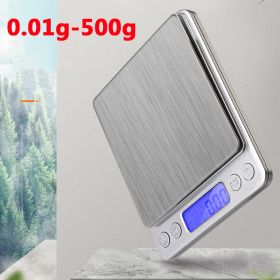 0.1g/0.01g Kitchen Scales Electronic Digital Weight Balance Precision Food Postal Jewelry Steelyard Mini Pocket Scale Milligrams (Color: 0.01-500g)