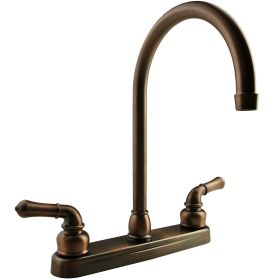 Kitchen Faucet - Brushed Satin Nickel (Color: Oil Rubbed Bronze, Material: Stainless steel)