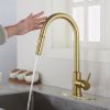 Touch Kitchen Faucet with Pull Down Sprayer,Single Handle High Arc  Pull out Kitchen Faucet,Single Level Stainless Steel Kitchen Sink Faucets with Pul