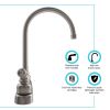 Kitchen Faucet - Brushed Satin Nickel