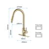 Touch Kitchen Faucet with Pull Down Sprayer,Single Handle High Arc  Pull out Kitchen Faucet,Single Level Stainless Steel Kitchen Sink Faucets with Pul