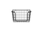 Oceanstar Stackable Metal Wire Storage Basket Set for Pantry, Countertop, Kitchen or Bathroom â€šÃ„Ã¬ Black, Set of 3