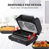 Home And Commercial Indoor Multi In1 Smokeless Electric Grill