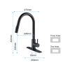 Touch Kitchen Faucet with Pull Down Sprayer,Single Handle High Arc  Pull out Kitchen Faucet,Single Level Stainless Steel Kitchen Sink Faucets with Pul