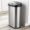 13.2 gal /50 L Motion Sensor Kitchen Garbage Can;  Stainless Steel