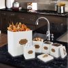 Multiful Piece Essential Houseware Kitchen Storage and Organization Canister Set