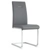 Modern Dining Chairs; PU Faux Leather High Back Upholstered Side Chair; backrest hollow out ; for Dining Room Kitchen Vanity Patio Club Guest Office C