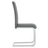 Modern Dining Chairs; PU Faux Leather High Back Upholstered Side Chair; backrest hollow out ; for Dining Room Kitchen Vanity Patio Club Guest Office C